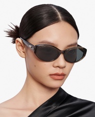 MUJOSH - Kính mát nữ gọng oval cá tính MJ12SM1575-BRC4