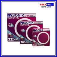 NASONIK LED Circular Tube Light 15W/20W/32W Cool Daylight 6500K