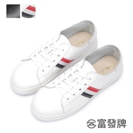 Fufa Shoes [Fufa Brand] Genuine Leather Versatile Red Blue Webbing Casual Small White Lazy Flat Lightweight Handmade Anti-Slip Outing Travel