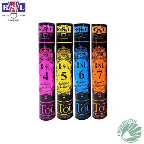 2025 100% Genuine RSL Tourney No.3 No.4 No.5 No.6 No.7 Shuttlecocks Badminton Shuttle Duck Feather B