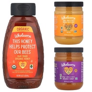Wholesome Sweeteners Fair Trade Organic Honey, Raw + Unfiltered Organic White Honey