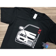Mitsubishi Lancer Evo 9 IX T-Shirt *Front (Black)