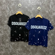 Men's and Women's Round Neck Embassy Painted Printed T-Shirt (When Receiving the Right Embassy Words
