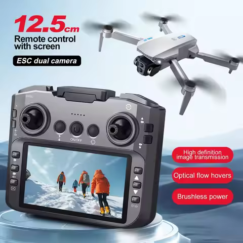New 12.5-inch HD Quad-axis Aerial With 4K Drone E88gt Large Control Dual-camera Screen Remote Flight