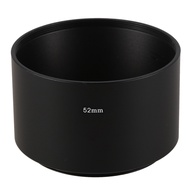 Camera Filter Screw-in Mount 52mm Metal Tele Lens Hood Shade