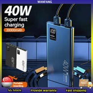 [ SG Stock ] 40W 30000mAh Super Fast Charge Powerbank Large Capacity Power bank Portable Fast Charging Powerbank