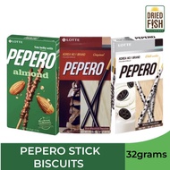 LOTTE PEPERO Flavored Stick Biscuits 32grams