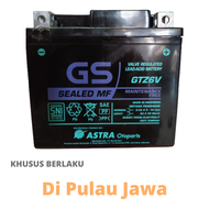 AKI GS ASTRA ORIGINAL GSMF GTZ6V AKI SUZUKI SATRIA FU, HONDA CBR 150R, AKI HONDA VARIO 125, AKI HONDA VARIO 150 AKI HONDA BEAT ISS AKI SUZUKI SATRIA FU AKI HONDA CRF 150 AKI SUZUKI RAIDER 125/150 AKI KAWASAKI KLX 150 GS ASTRA AKI FULL KERING