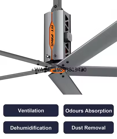 Ceiling Hvls Fan Big Fans Fan Industry 10ft 13ft 16ft Commercial