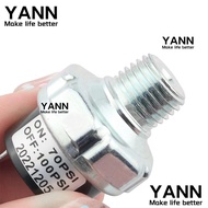 YANN1 Air Compressor, 70-100 PSI Silver Air Pressure Switch, Convenient 24V 12V Pressure 1/4" NPT Male Thread Pressure Switch Air box