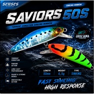 Senses Saviors 50S Sinking Minnow Lure 50mm 6.5g | Fast Sinking Fishing Lure