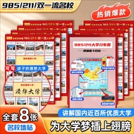 Famous School Target Wall Stickers Chinese Famous Brand University Inspiration List National 985 and