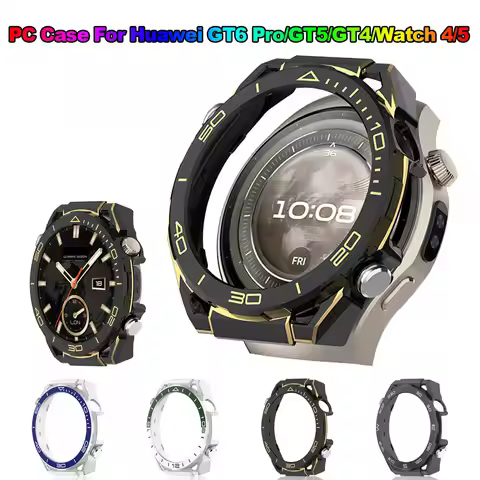 PC Hollow Case For Huawei Watch GT6 Pro 46mm GT5 Pro Smart Watch Case Bumper For Huawei Watch 5 4 Pr