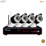 ชุดกล้องวงจรปิด 4 ตัว EAGLE EYE รุ่น EG-4NVRWL01 สีขาว  [[[ [[[ [[[ สินค้าโปรโมชั่น ]]] ]]] ]]]