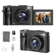 กล้องดิจิตอลสําหรับกล้องถ่ายภาพ 2.8" 180 ° Flip Screen 16X Shoot Camara พร้อมการ์ด Micro SD ขนาด 3