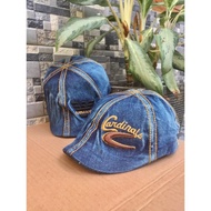 Topi Kodok Flat Cap Newsyboy Bahan Levis Woshing Bordir GROSIR