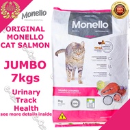 JUMBO 7kgs MONELLO CAT SALMON (URINARY TRACK HEALTH) Premium Adult Cat Food (EXP. FORMAT: DD/MM/YY)(