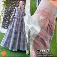 HIJABI DRESS  9110541 BAHAN KATUN TRISET