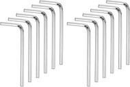 QUARKZMAN Pack of 12 Allen Key 3/32 Inch 45# Steel L-Shape Hexagonal SAE Key Repair Tool for DIY Bic
