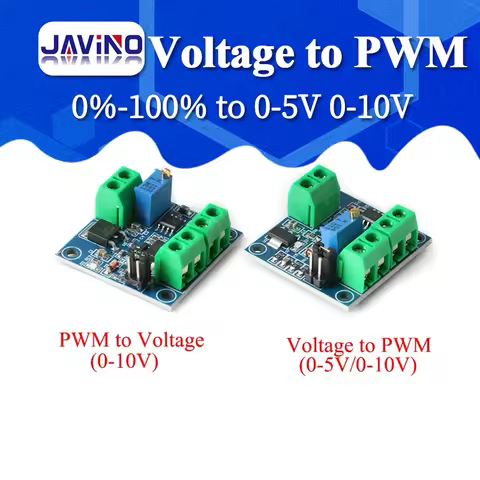 Voltage to PWM Converter Module 0%-100% to 0-5V 0-10V Digital to Analog Signal PWM Adjustable Power 