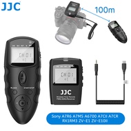 JJC 100m Radio Wireless & Wired Remote Control Timer Camera Shutter Release for Sony A7R VI A7R6 A7 