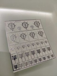 金屬貼 軍階 軍銜 自護 吉翁 neo ZEON HG RG mg 重力戰線 gto logo 標誌 軍徽 紅彗星 格魯古古 zaku gelgoog Z'GOK 魔蟹 新生 2.0 1/144 1/