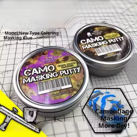 CRO018/CRO019 50g/bottle Camouflage Masking Mud Universal Model Kit Military Model Tool Amateur Colo
