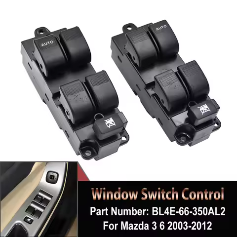 For Mazda 6 2.3L 3.0L 2.5L 3.7L New LHD&RHD Electric Power Window Master Control Door Switch OEM# BL