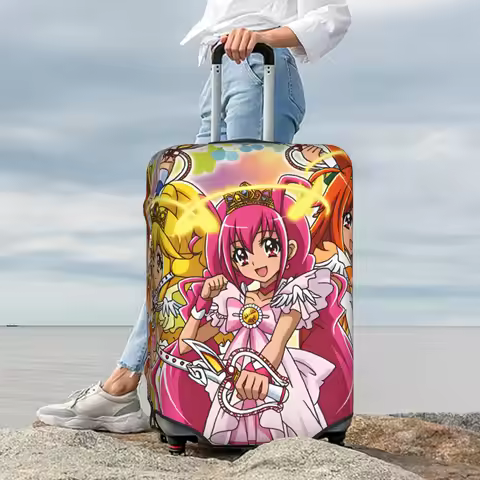 Aida Mana Pretty Cure Aida Mana Suitcase Cover Elastic Hishikawa Rikka Luggage Protective Covers for