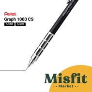 Pentel Graph 1000 Cs Mechanical Pencil 0.3 0.5 mm Mechanical Pencil 1000CS