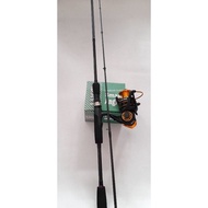 Ninja 3000 rail rod set, 180cm carbon holow versus fishing rod
