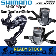 Shimano alivio m4000 rd 9 speed shifter groupset 9 speed rear derailleur 9s mtb mountain bike parts