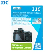 JJC Ultra Slim HD Tempered Glass Camera Screen Protector for OM SYSTEM OM-1 OM-5 Olympus OM-D E-M10 Mark IV III II, E-M5 Mark III II, E-M1 Mark III II, PEN F E-PL9 E-PL8 E-PL7 E-P5