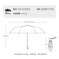 Q💕Wholesale【Jay Chou Recommended】Banana Play Sun Umbrella Female Umbrella Dual-Use UV-Proof Black Glue Portable