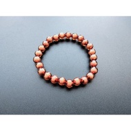 G468 8MM BALL FILLED PEARL BRACELET