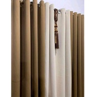 7Ft,3in1 plain & printed curtain 60x85inches(150x215cm)8 rings curtain