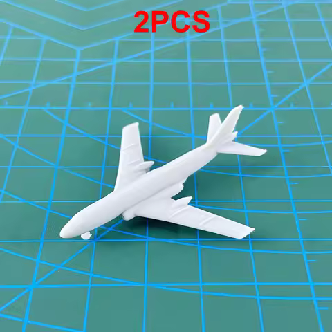2PCS Length 45/78.7/90mm Tu-124 Short-haul Transport Aircraft 1/700 400 350 Scale Passenger Plane w 