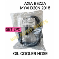 (1SET 2PC) OIL COOLER HOSE PERODUA AXIA  BEZZA MYVI D20N 2018
