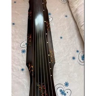Guqin Fuxi zither Lacquer painting patterns Chinese string instruments