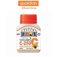 21st Century Vitamin C 250mg Orange Chewable 100s
