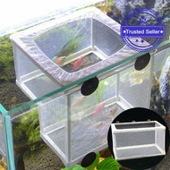 Aquarium Isolation Box Fish Tank Isolation Net Young Net Fish Breeding Dense Q9b2