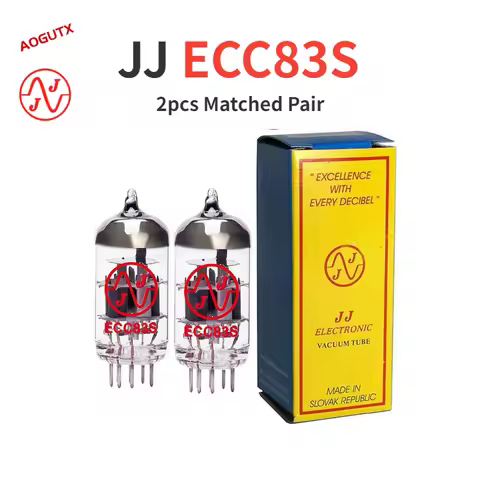 JJ ECC83S Vacuum Tube Replace ECC83 12AX7 12AX7B 5751 B339 7025 ECC803 HIFI Audio Valve Electronic T