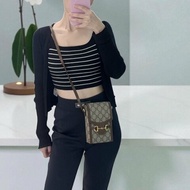 GUCCI老花1955復古手機包