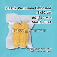 Embossed Vacuum Plastic 15x20 cm Embossed Vacuum/ Plastic Vacuum Bag Sealer