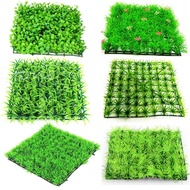 Plastic Artificial Lawn Carpet Aquarium Plant Decoration Underwater Fish Tank Lanscape Grass Lawn