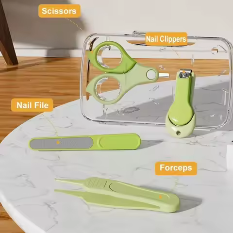 Nail Clippers baby care baby care kit Nail Clippers Nail Knife Baby Nail Clipper Set Travel Portable