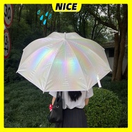 Aurora Umbrella Long-Handled Rain Or Dual-Use Extra Large Automatic Solid Color Reinforced Wind-Resi