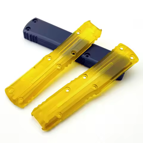 CNC Transparent Acrylic Knife Accessories Handle Scale For Genuine Microtech UTX-85 UTX85 OTF Knives
