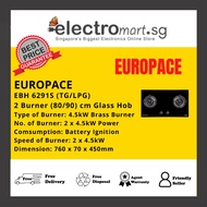 EUROPACE Otimmo EBH 6291S (TG/LPG) 2 Burner 90cm Slim Gas Cooker Hob (Schott Glass)