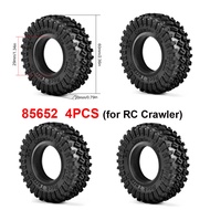 AUSTAR 1.3 inch RC Tires 1/18 Wheels Tires Set 7mm Hex for 1/18 TRX4M RC Crawler Car Parts